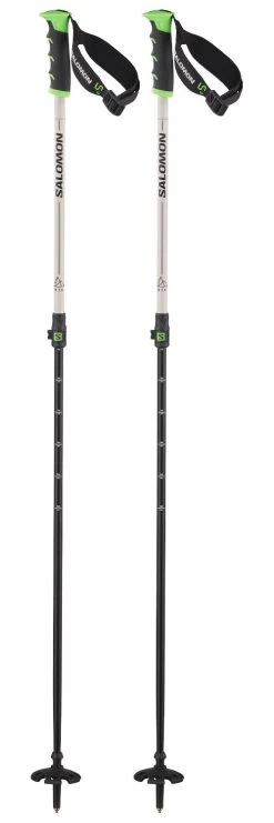 Bâton Salomon Mtn Alu S3 Rainy Day Green