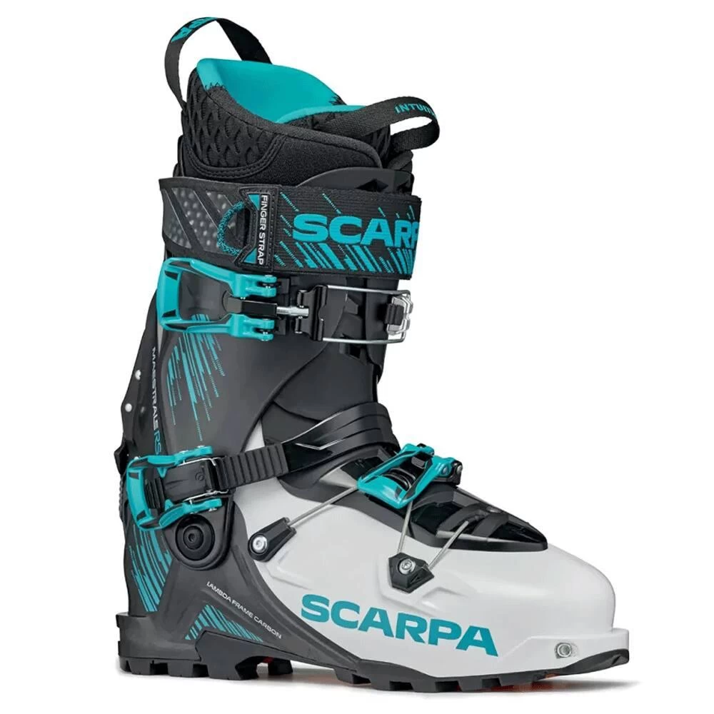Chaussures De Ski Randonnée Scarpa Maestrale Rs White Black Azure