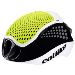 Casque Ski-roue Catlike Cloud 352 White/Black/Yellow Flash