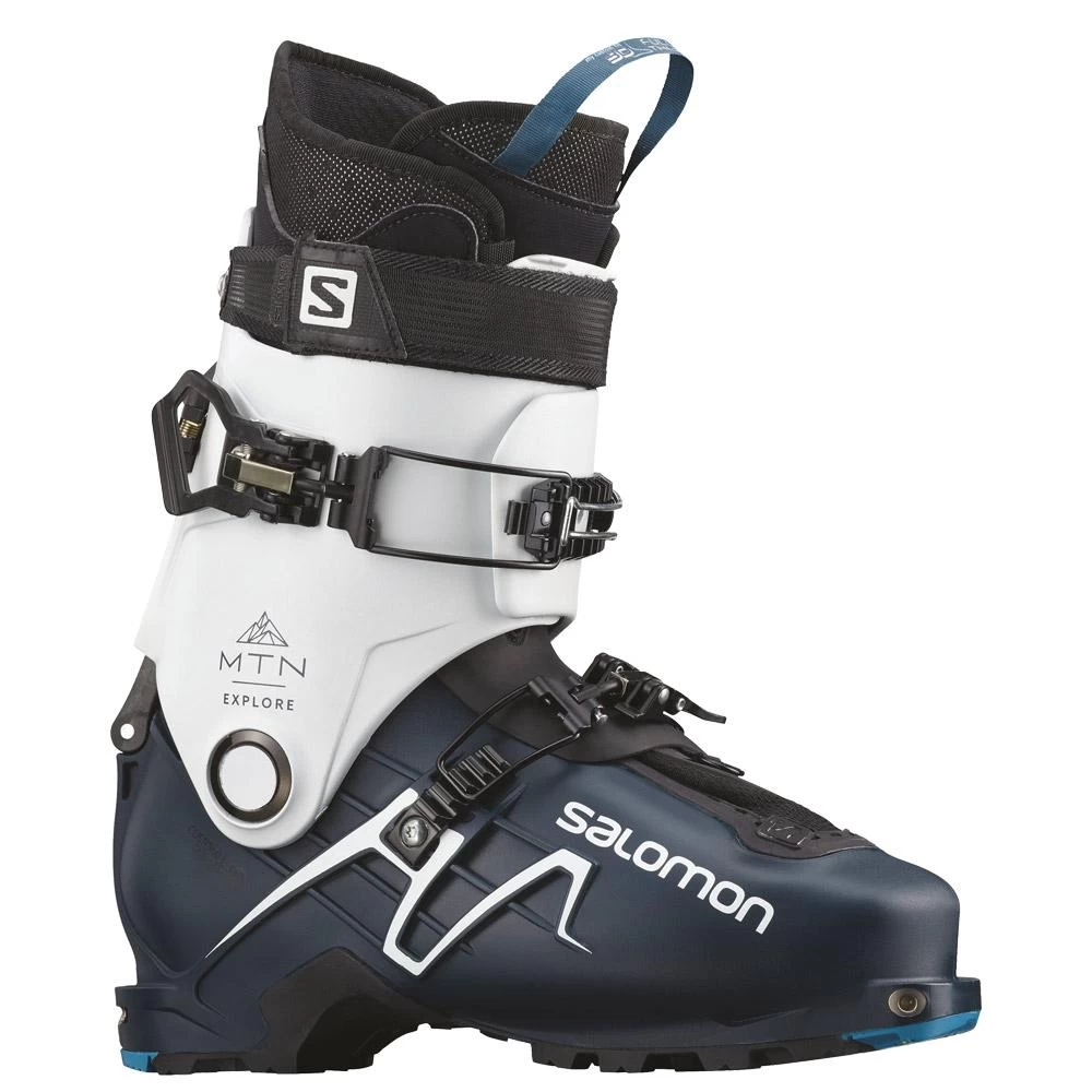 Chaussures De Ski Randonnée Salomon Mtn Explore Petrol Blue White Black