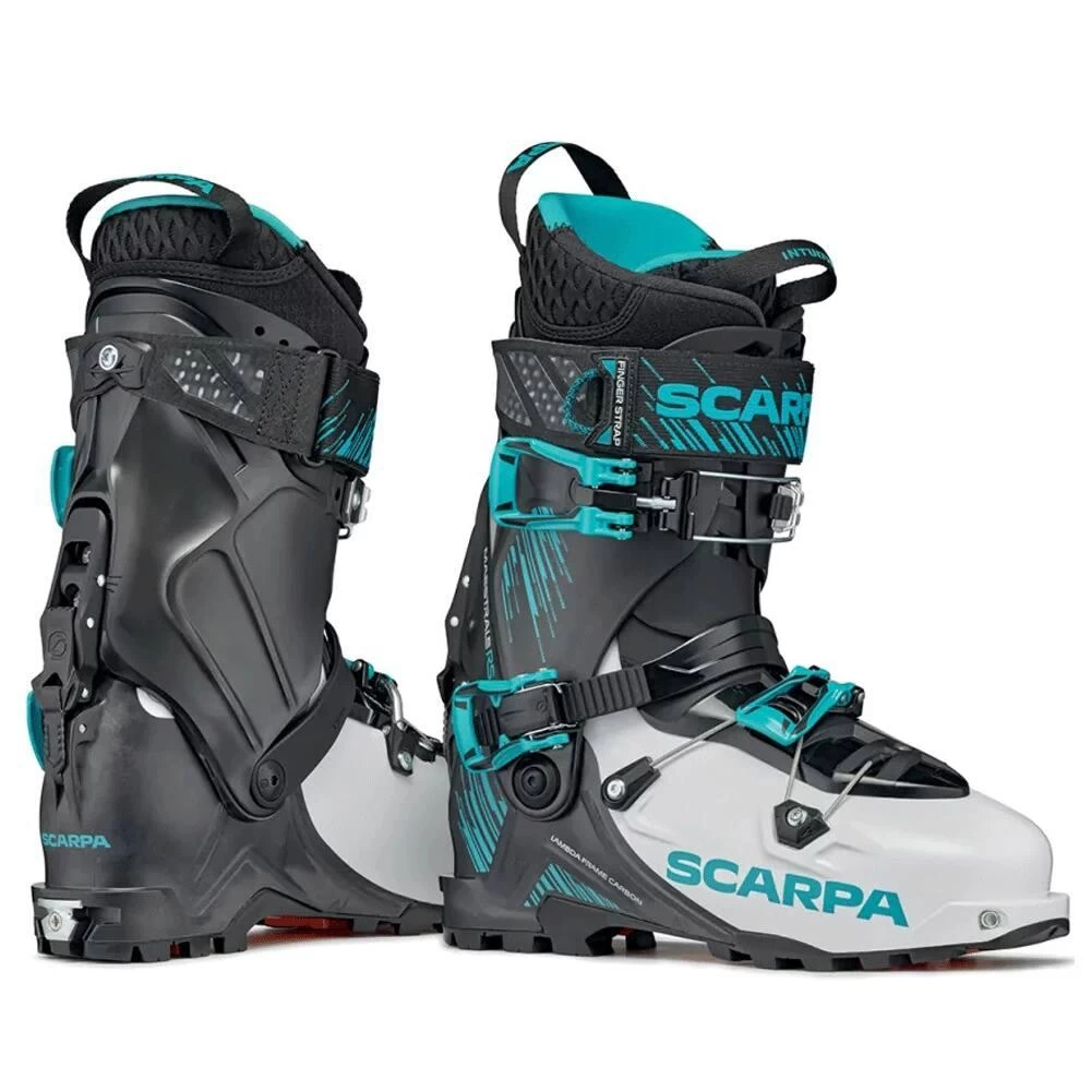 Chaussures De Ski Randonnée Scarpa Maestrale Rs White Black Azure – Image 4