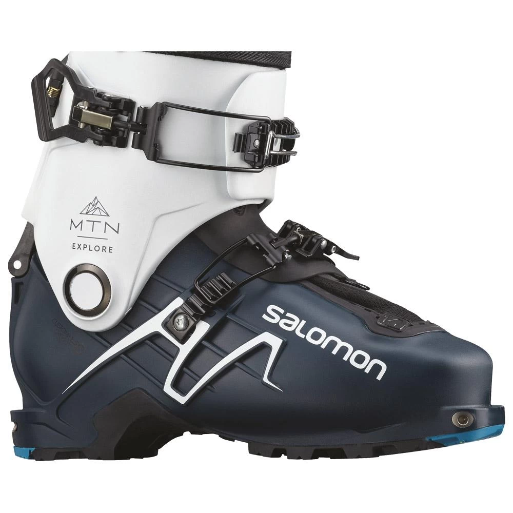 Chaussures De Ski Randonnée Salomon Mtn Explore Petrol Blue White Black – Image 2