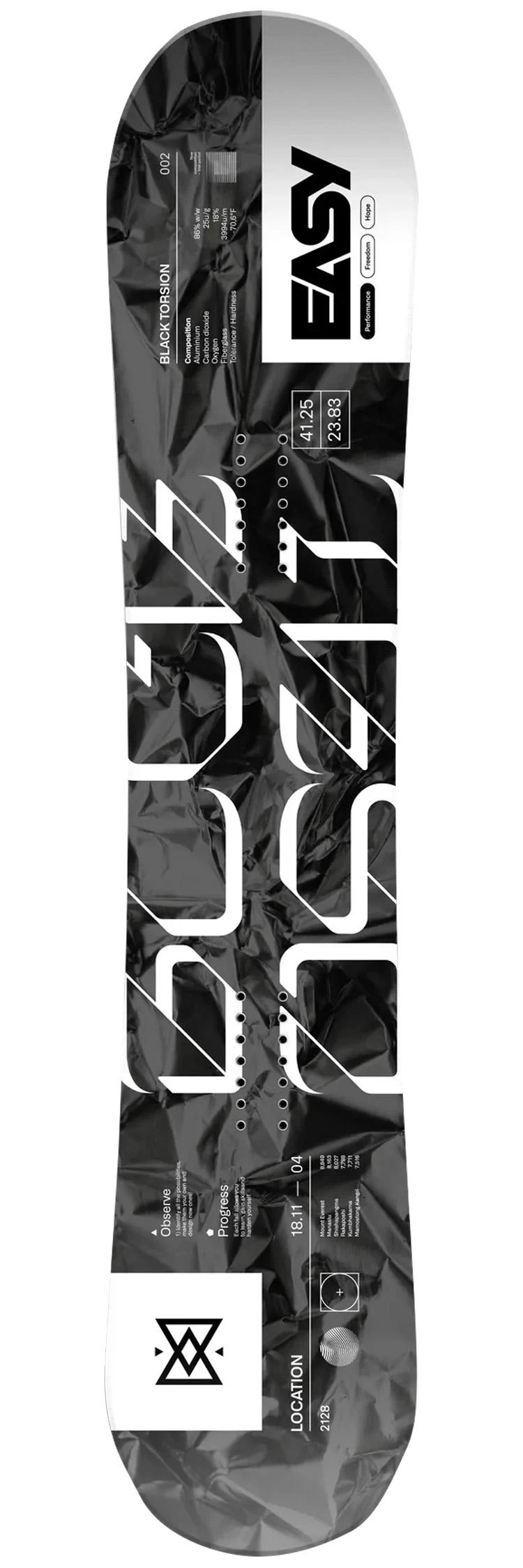 Planche Snowboard Easy Snowboard Black Torsion